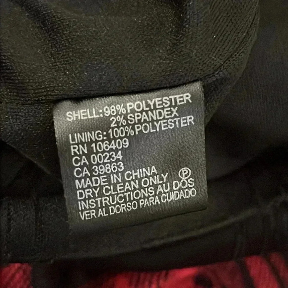 Tahari ASL Levine Red Plaid 3/4 Sleeve Pleated Hem Drop Waist Dress - Picture 13 of 13